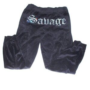 I Believe Black Savage Pants Women 2XL